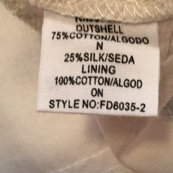 Frenchic ivory cotton and silk LOVE dress - Picture 7 of 8